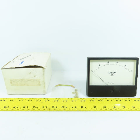 Simpson 3326A-S 3326 Panel Mount Tension LBS. Meter 0-50 5VDC N05301 NEW