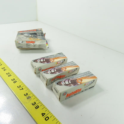 Autolite Double Platinum Automotive Replacement Spark Plug Lot Of 3