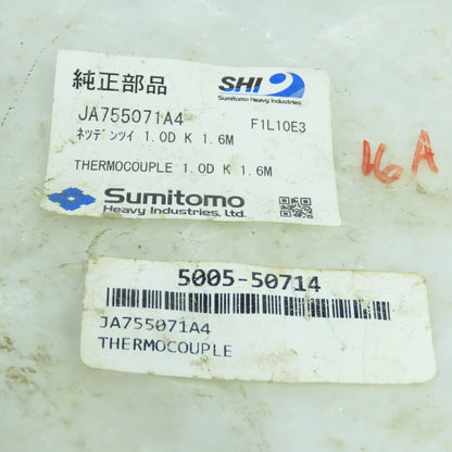 Sumitomo JA755071A4 Thermocouple Assembly 1.6m