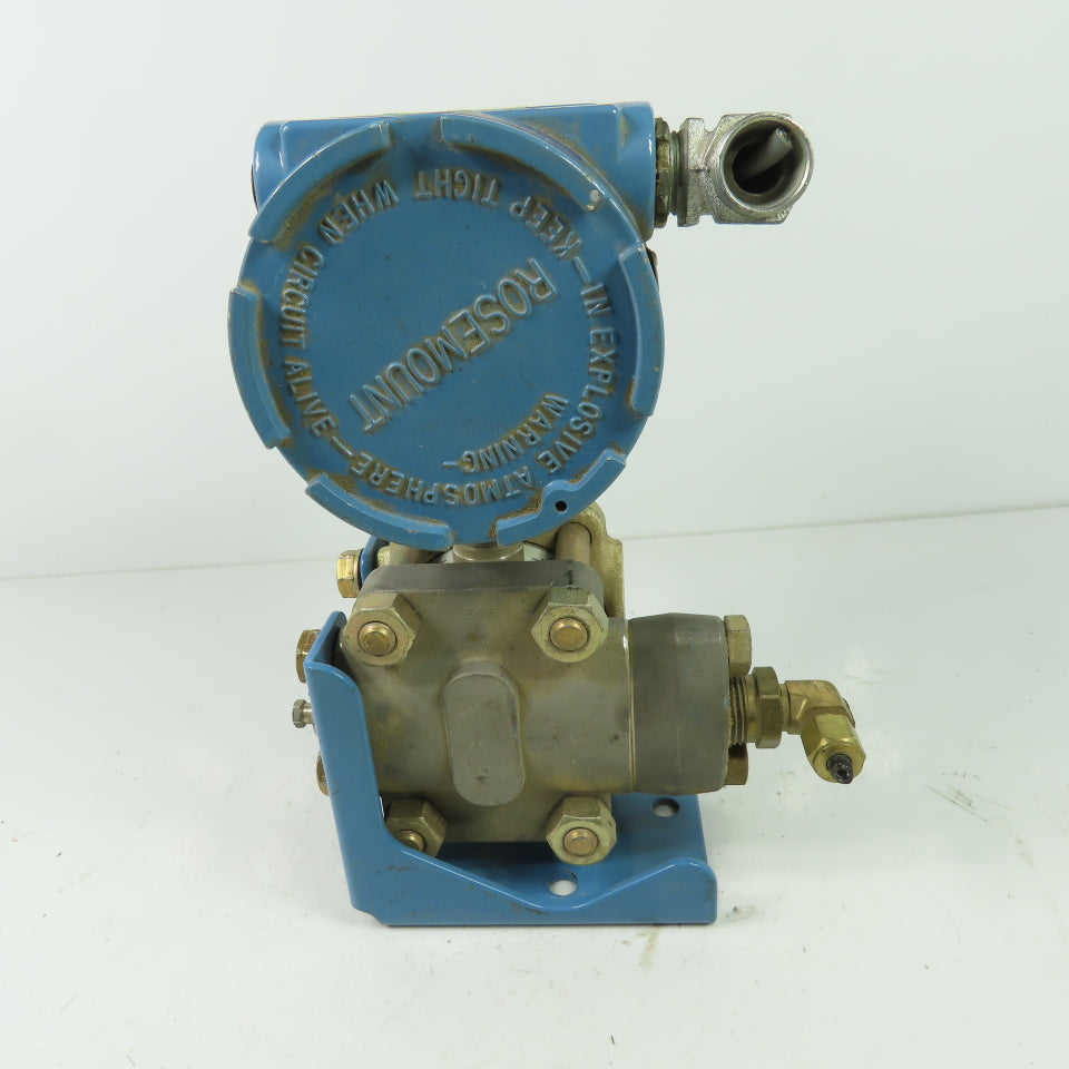 Rosemount 1151GP6E22 Pressure Transmitter 0-100 PSIG 45VDC Max 4-20MA
