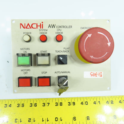 Nachi OP70 AW Controller Panel Assembly W/ 2 Keys