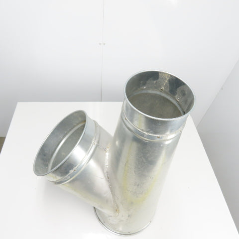 Nordfab Style Y Galvanized Duct 12-3/4" x 10-5/8" x 6-3/8"OD Rolled Edge 30" OAL