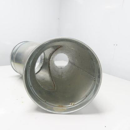 Nordfab Style Y Galvanized Duct 12-3/4" x 10-5/8" x 6-3/8"OD Rolled Edge 30" OAL