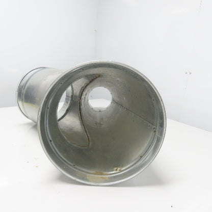 Nordfab Style Y Galvanized Duct 12-3/4" x 10-5/8" x 6-3/8"OD Rolled Edge 30" OAL