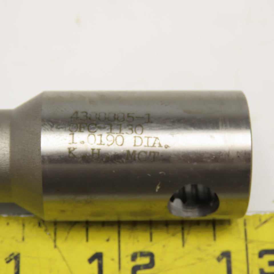 Metcut 1.0190 Chucking Reamer 8 Flute Carbide 1" Shank 6" OAL