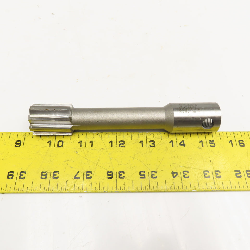 Metcut 1.0190 Chucking Reamer 8 Flute Carbide 1" Shank 6" OAL
