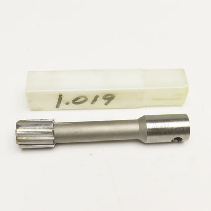 Metcut 1.0190 Chucking Reamer 8 Flute Carbide 1" Shank 6" OAL