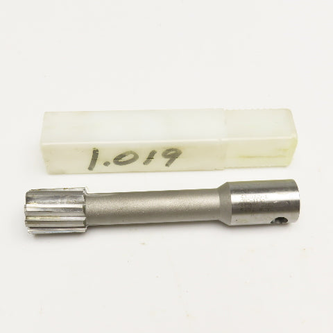 Metcut 1.0190 Chucking Reamer 8 Flute Carbide 1" Shank 6" OAL