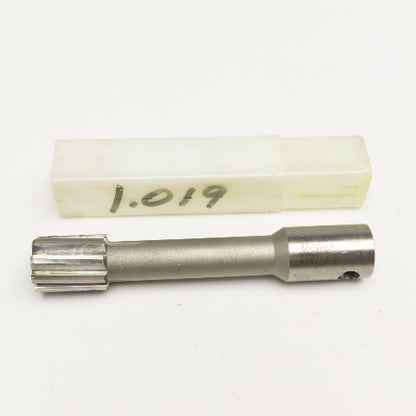 Metcut 1.0190 Chucking Reamer 8 Flute Carbide 1" Shank 6" OAL
