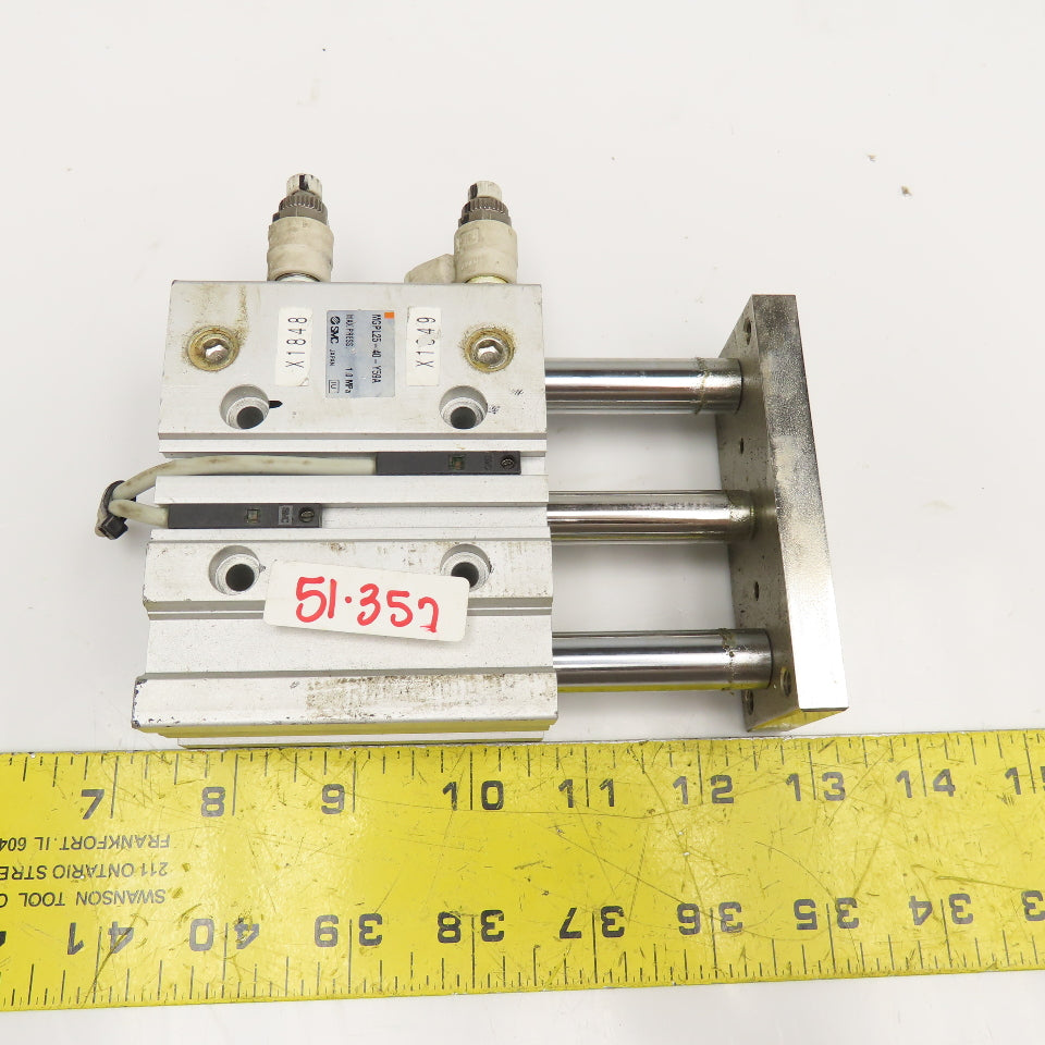 SMC MGPL25-40-Y59A 25mm Bore 45mm Stroke Pneumatic Guide Cylinder
