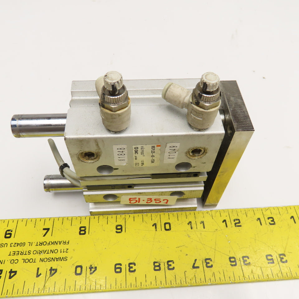 SMC MGPL25-40-Y59A 25mm Bore 45mm Stroke Pneumatic Guide Cylinder