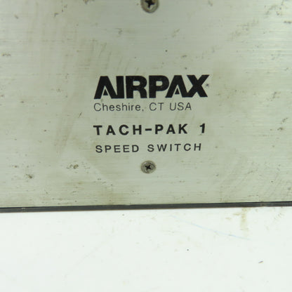 Airpax Tach-Pak 1 Speed Switch 24VDC 120VAC