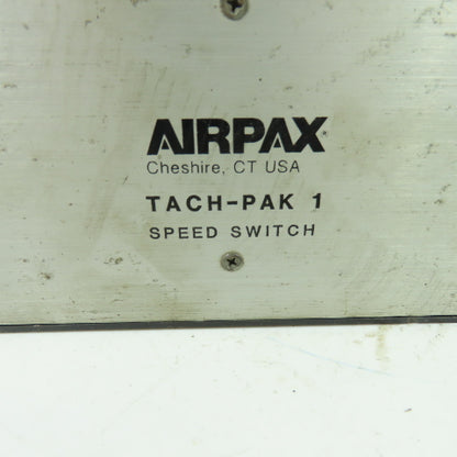 Airpax Tach-Pak 1 Speed Switch 24VDC 120VAC