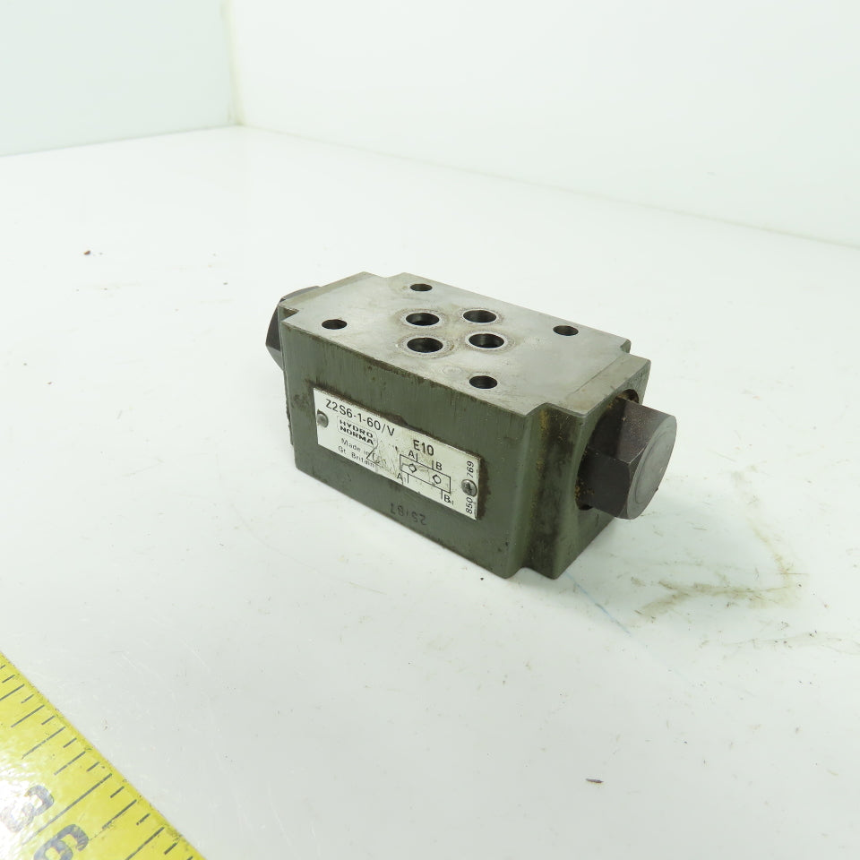 Hydro Norma Z2S6-1-60/V Hydraulic Control Sandwich Valve