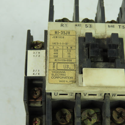Yaskawa HI-35JV 30HP 600V Contactor 240V Coil W/ TU-65C240 Filter Module