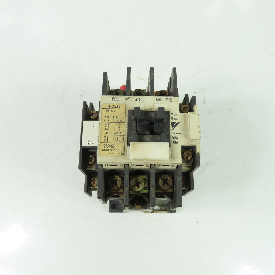 Yaskawa HI-35JV 30HP 600V Contactor 240V Coil W/ TU-65C240 Filter Module