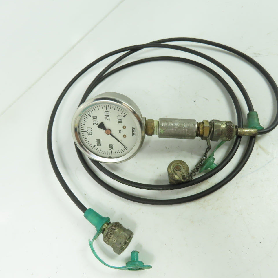 Wika 0-3000PSI Gage W/ Line Connector