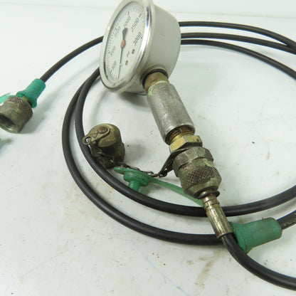 Wika 0-3000PSI Gage W/ Line Connector