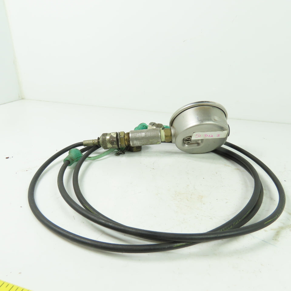 Wika 0-3000PSI Gage W/ Line Connector