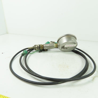 Wika 0-3000PSI Gage W/ Line Connector