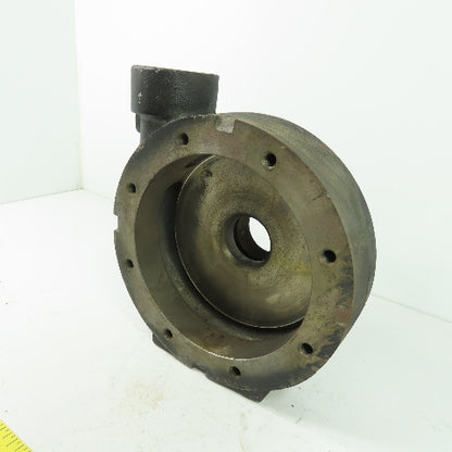 D515-00196 Cast Centrifugal Pump Head 1-1/2" NPT Inlet/Outlet 8-Bolt Flange