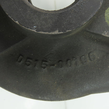 D515-00196 Cast Centrifugal Pump Head 1-1/2" NPT Inlet/Outlet 8-Bolt Flange