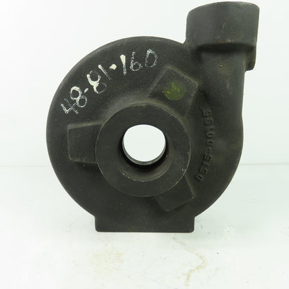 D515-00196 Cast Centrifugal Pump Head 1-1/2" NPT Inlet/Outlet 8-Bolt Flange