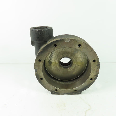 D515-00196 Cast Centrifugal Pump Head 1-1/2" NPT Inlet/Outlet 8-Bolt Flange