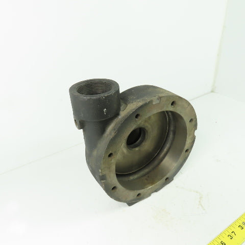 D515-00196 Cast Centrifugal Pump Head 1-1/2" NPT Inlet/Outlet 8-Bolt Flange
