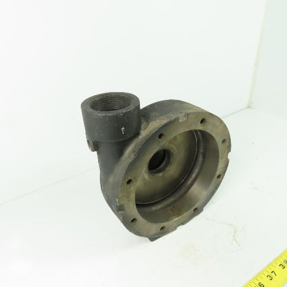 D515-00196 Cast Centrifugal Pump Head 1-1/2" NPT Inlet/Outlet 8-Bolt Flange