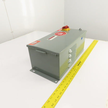 Daykin DTFP-0507 1500VA Enclosed Transformer Disconnect Pri 460V Sec 115V Tested