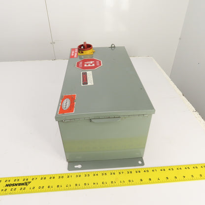 Daykin DTFP-0507 1500VA Enclosed Transformer Disconnect Pri 460V Sec 115V Tested