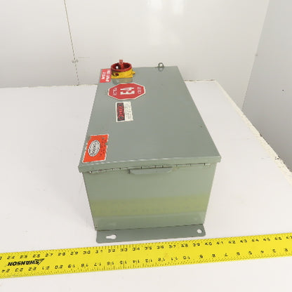 Daykin DTFP-0507 1500VA Enclosed Transformer Disconnect Pri 460V Sec 115V Tested