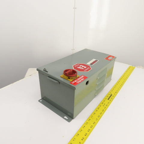 Daykin DTFP-0507 1500VA Enclosed Transformer Disconnect Pri 460V Sec 115V Tested