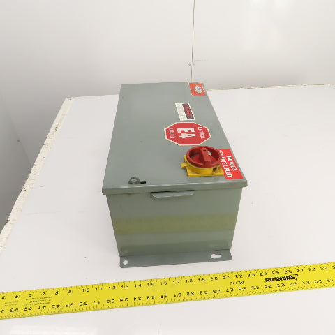 Daykin DTFP-0507 1500VA Enclosed Transformer Disconnect Pri 460V Sec 115V Tested