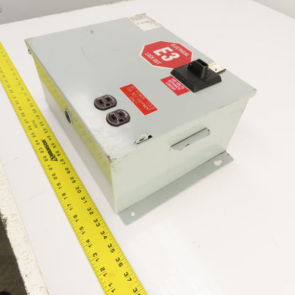 Daykin APFS-01 2000VA Enclosed Transformer Disconnect Pri 480V Sec 120V