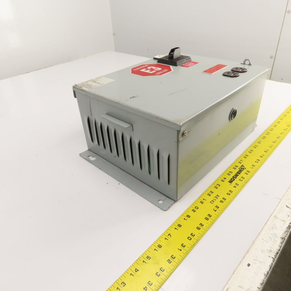 Daykin APFS-01 2000VA Enclosed Transformer Disconnect Pri 480V Sec 120V