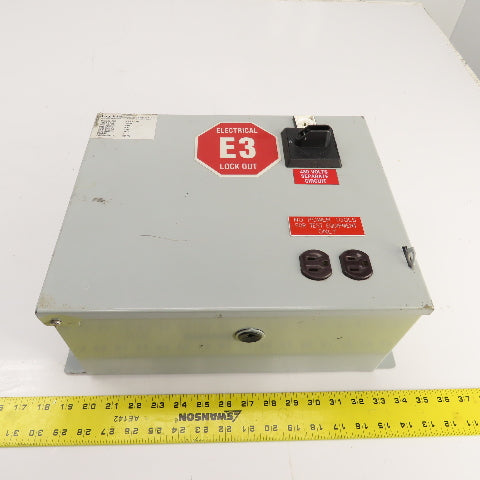 Daykin APFS-01 2000VA Enclosed Transformer Disconnect Pri 480V Sec 120V