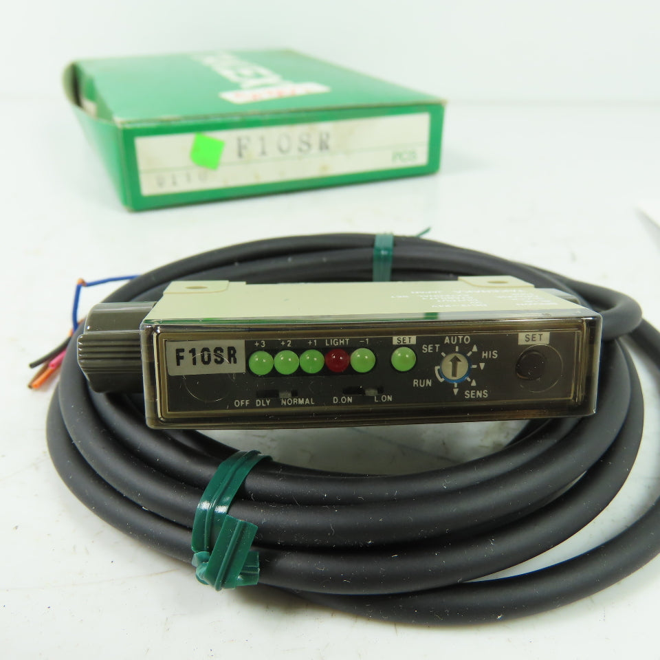 Takex F10SR Fiber Optic Sensor Amplifier 12-24VDC