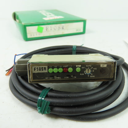 Takex F10SR Fiber Optic Sensor Amplifier 12-24VDC