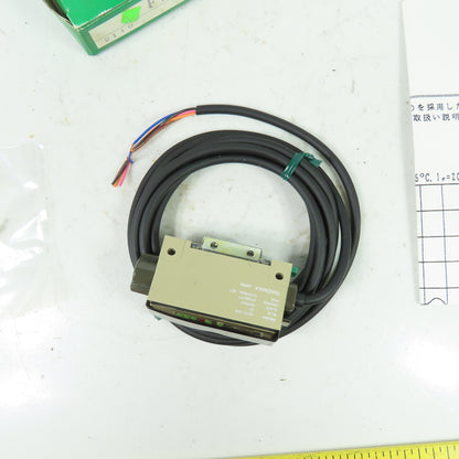 Takex F10SR Fiber Optic Sensor Amplifier 12-24VDC