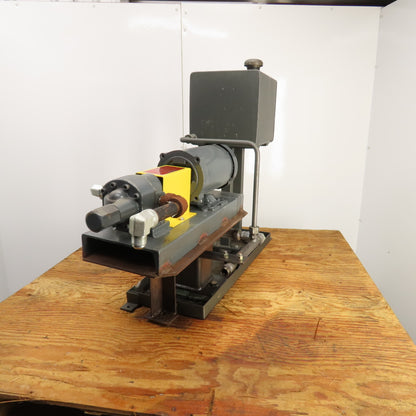 Flowserve 2GASM1D0 0.75HP 4 Gallon Rotary Gear Pump W/Baldor CM3543 Motor Tested