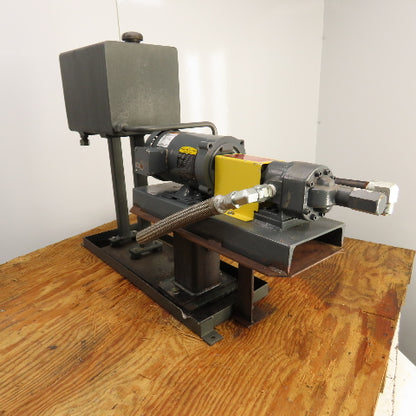 Flowserve 2GASM1D0 0.75HP 4 Gallon Rotary Gear Pump W/Baldor CM3543 Motor Tested