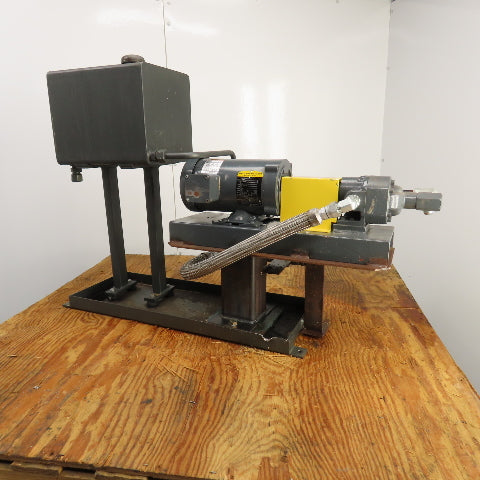 Flowserve 2GASM1D0 0.75HP 4 Gallon Rotary Gear Pump W/Baldor CM3543 Motor Tested