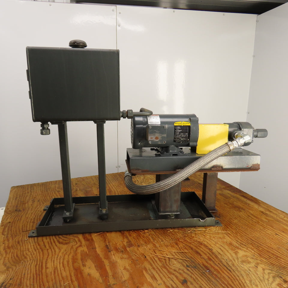 Flowserve 2GASM1D0 0.75HP 4 Gallon Rotary Gear Pump W/Baldor CM3543 Motor Tested