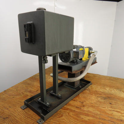 Flowserve 2GASM1D0 0.75HP 4 Gallon Rotary Gear Pump W/Baldor CM3543 Motor Tested