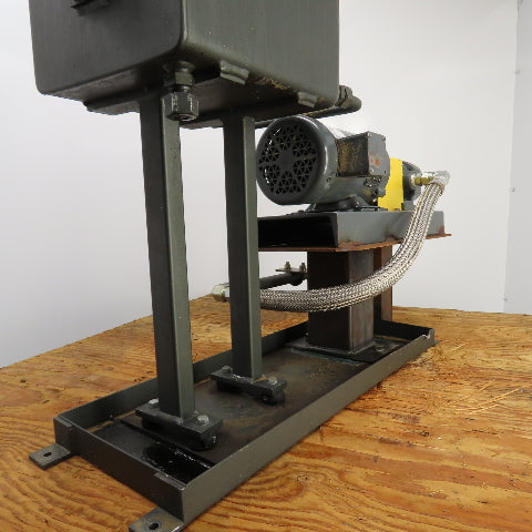 Flowserve 2GASM1D0 0.75HP 4 Gallon Rotary Gear Pump W/Baldor CM3543 Motor Tested
