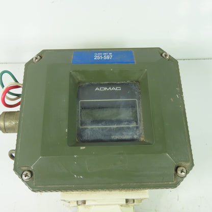 Yokogawa AM 105AG-AB1-LSA*A Admac Magnetic Flowmeter 0-246VAC Size 5