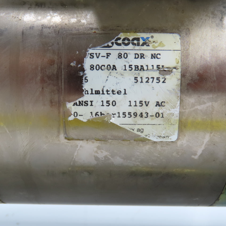 Co-Ax VSVF803C016VTA3B3AVXXXP1 Externally Air Controlled Valve 115V