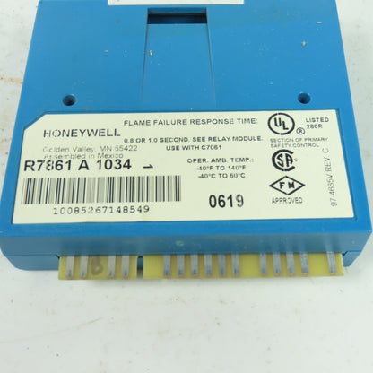 Honeywell R7861 A 1034 Dynamic Self-Check UV Flame Signal Amplifier
